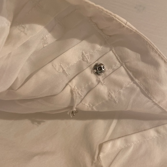 Diane von Furstenberg women’s white wrap blouse, size 0 - Picture 7 of 10